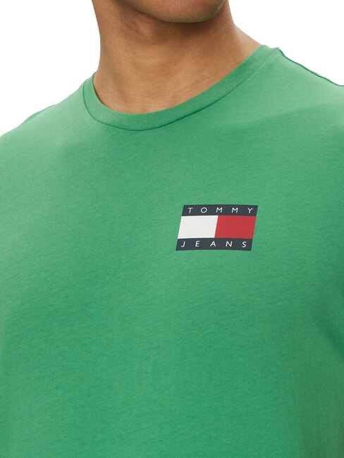 TH JEANS Kurz&auml;rmeliges T-Shirt mit Logodruck K&uuml;stengr&uuml;n - Herren-T-Shirts