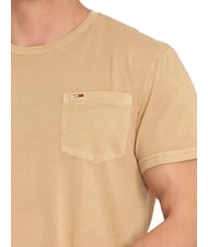 TOMMY HILFIGER TH JEANS Kurz&auml;rmeliges T-Shirt mit Tasche Reliktbr&auml;une - Herren-T-Shirts - 3