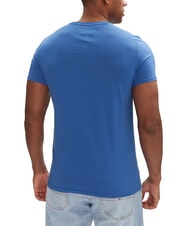 TOMMY HILFIGER TH JEANS Schmal geschnittenes Baumwoll-T-Shirt blaues Wetter - Herren-T-Shirts - 2