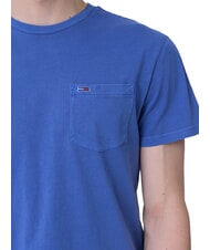 TOMMY HILFIGER TH JEANS Kurz&auml;rmeliges T-Shirt mit Tasche blaues Wetter - Herren-T-Shirts - 3