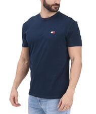 TOMMY HILFIGER TH JEANS Kurz&auml;rmeliges T-Shirt mit Logostickerei dunkle Nachtmarine - Herren-T-Shirts - 3