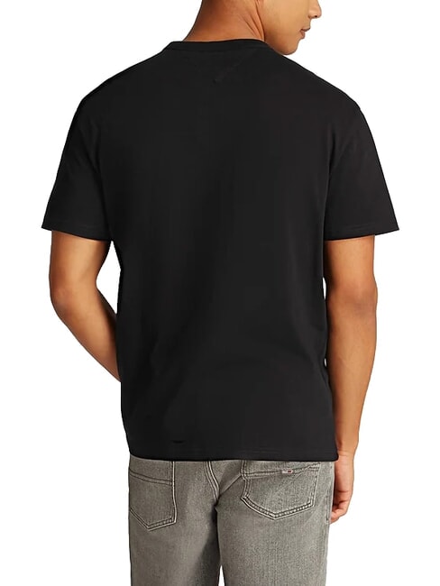 TH JEANS Kurz&auml;rmeliges T-Shirt mit Logostickerei Schwarz - Herren-T-Shirts