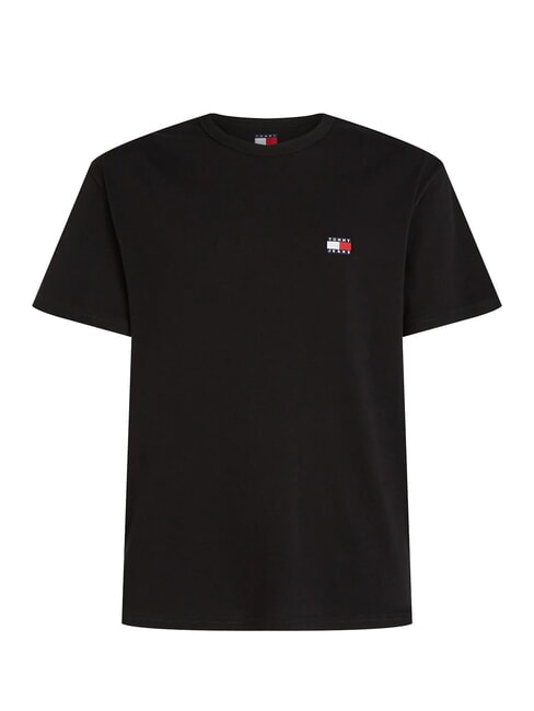 TH JEANS Kurz&auml;rmeliges T-Shirt mit Logostickerei Schwarz - Herren-T-Shirts