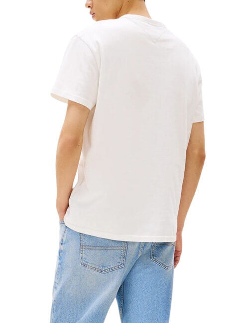 TH JEANS Kurz&auml;rmeliges T-Shirt mit Logostickerei ecru - Herren-T-Shirts