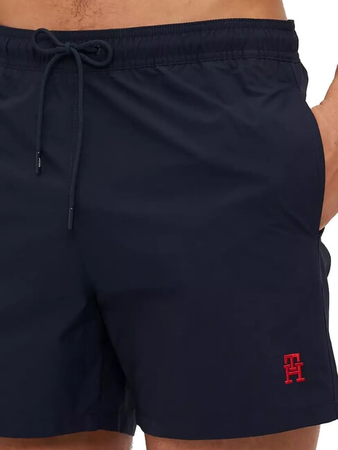 TH Boxerkost&uuml;m mit Monogramm-Logo W&uuml;stenhimmel - Herrenbadehosen