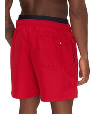 TOMMY HILFIGER TH Badeanzug mit elastischem Logo Mittelrot - Herrenbadehosen - 2