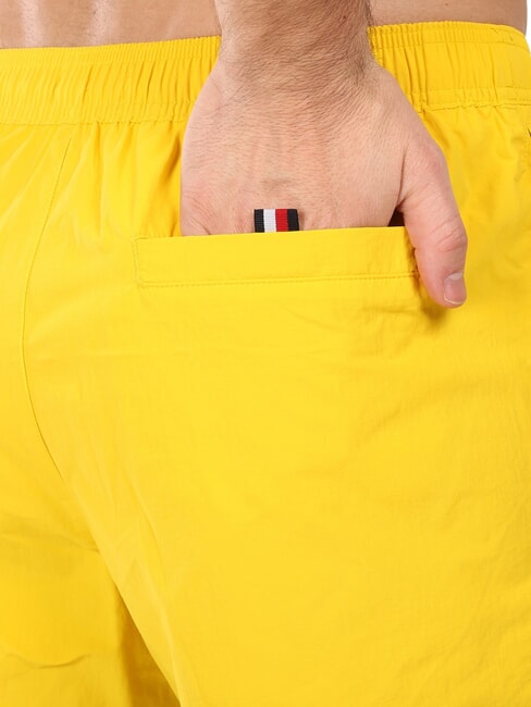 TH Seitliche Flaggen-Schwimmboxer gelbe Ringelblume - Herrenbadehosen