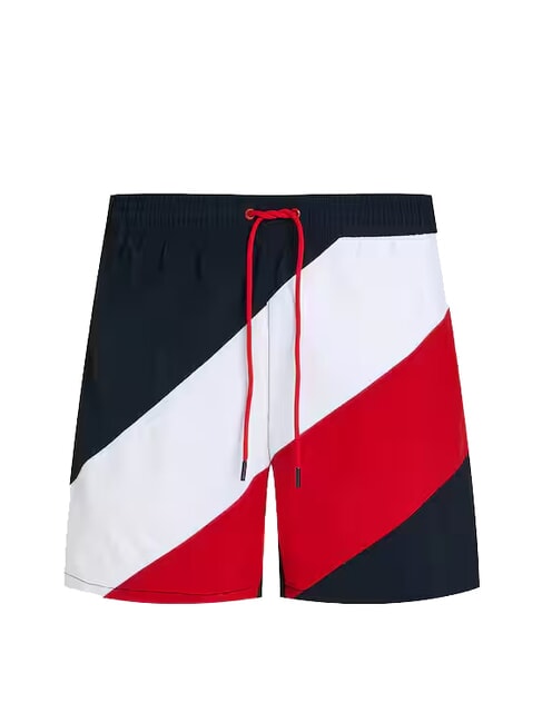 TH Diagonal gestreifte Boxershorts W&uuml;stenhimmel - Herrenbadehosen