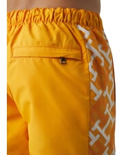 TOMMY HILFIGER TH Kost&uuml;m mit seitlichen Monogrammb&auml;ndern Aprikoseeis/cremiges Wei&szlig; - Herrenbadehosen - 3