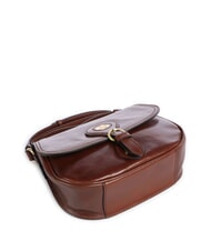 THE BRIDGE ISADORA Schultertasche aus Leder mit &Uuml;berschlag BRAUN - Damentaschen - 5