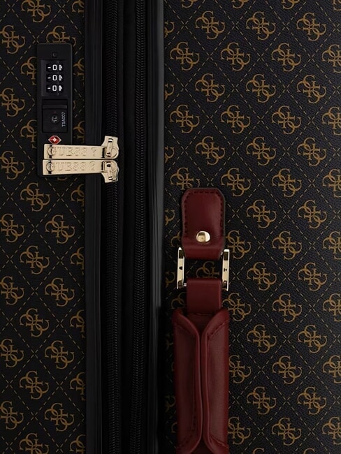 LATONA 28 Gro&szlig;er Einkaufswagen braun - Harte Trolleys