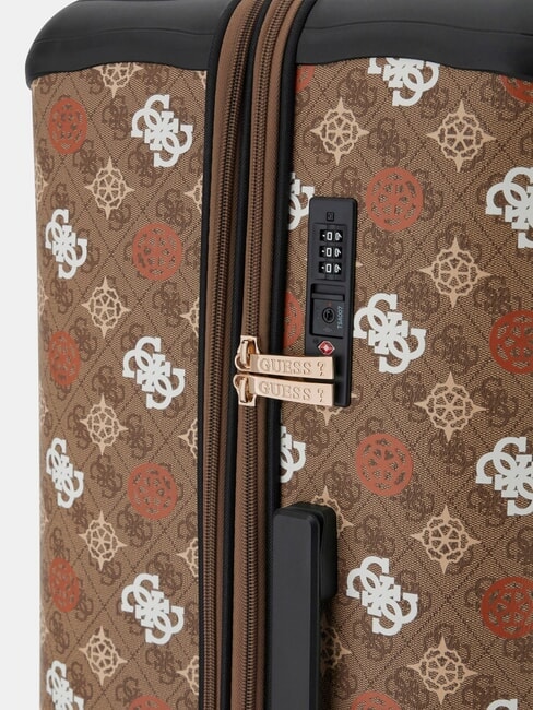 ELIETTE  Mittlerer Trolley Milchlogo/Ingwer - Halbharte Trolleys