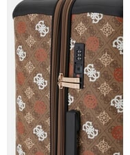 GUESS ELIETTE  Mittlerer Trolley Milchlogo/Ingwer - Halbharte Trolleys - 4