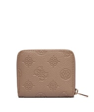 GUESS CRESIDIA 2 Kleine Geldb&ouml;rse Logo in dunklem Taupe - Brieftaschen Damen - 3