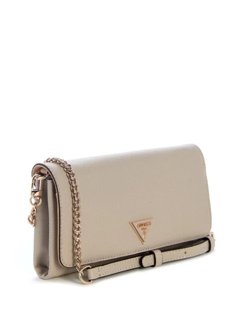 NOELLE 2 Mini-Clutch mit Schulterriemen Taupe - Damentaschen