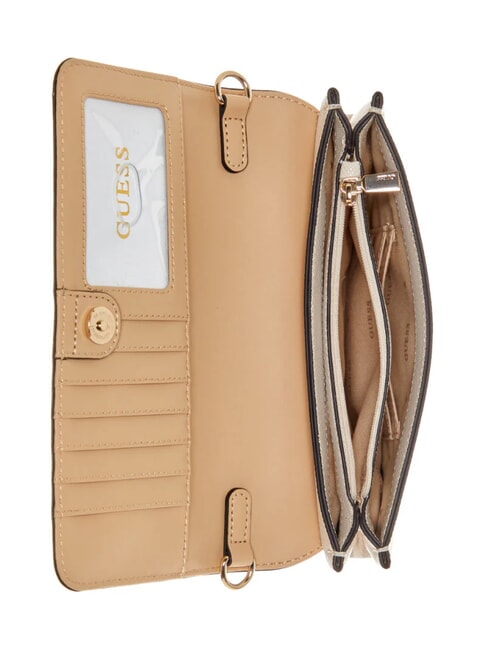 NOELLE 2 Mini-Clutch mit Schulterriemen Taupe - Damentaschen