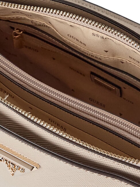 NOELLE 2  Mini-Handtasche mit Schultergurt Taupe - Damentaschen