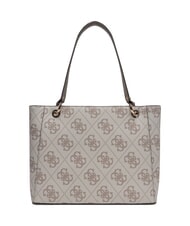 GUESS NOELLE 2 4G-Logo-Print-Schultertasche Logo in dunklem Taupe - Damentaschen - 3