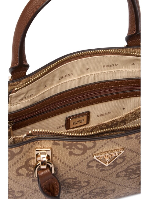 NOELLE 2 Handtasche mit Schulterriemen Latte-Logo / braun - Damentaschen