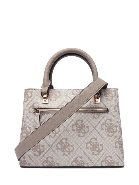 NOELLE 2 Handtasche mit Schulterriemen Logo in dunklem Taupe - Damentaschen