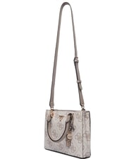 GUESS NOELLE 2 Handtasche mit Schulterriemen Logo in dunklem Taupe - Damentaschen - 3