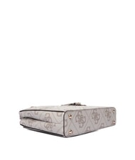 GUESS NOELLE 2 Handtasche mit Schulterriemen Logo in dunklem Taupe - Damentaschen - 4