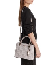 GUESS NOELLE 2 Handtasche mit Schulterriemen Logo in dunklem Taupe - Damentaschen - 6