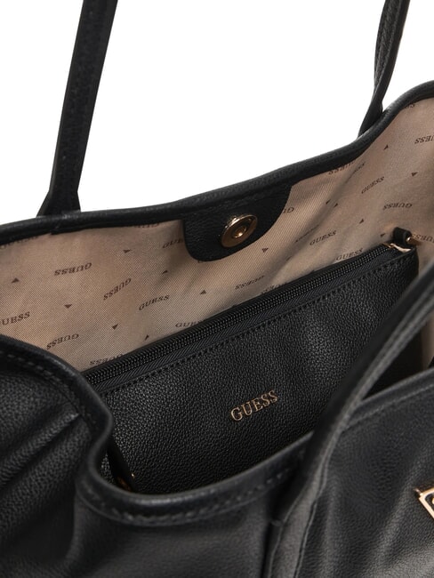 VICTTORIA 2 Schultertasche mit Clutch SCHWARZ - Damentaschen