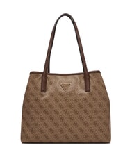 GUESS VICTTORIA 2 Schultertasche mit Clutch Latte-Logo / braun - Damentaschen - 2