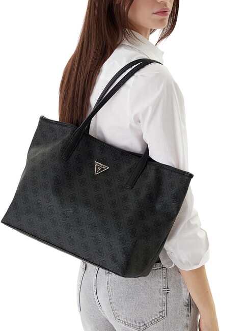 VICTTORIA 2 Schultertasche mit Clutch Kohle - Damentaschen