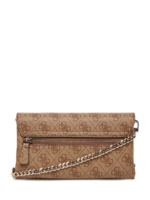 NOELLE 2 Mini-Schultertasche Latte-Logo / braun - Damentaschen