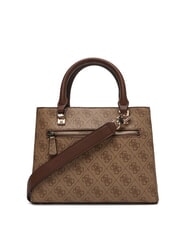 GUESS NOELLE 2 Handtasche mit Schulterriemen Latte-Logo / braun - Damentaschen - 2