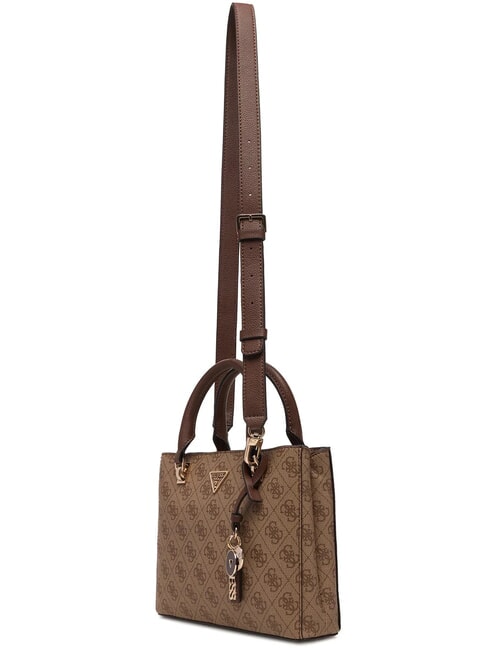 NOELLE 2 Handtasche mit Schulterriemen Latte-Logo / braun - Damentaschen