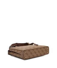 GUESS NOELLE 2 Handtasche mit Schulterriemen Latte-Logo / braun - Damentaschen - 4