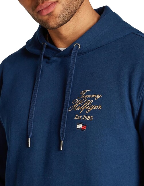 TH Hoodie mit Logostickerei Nachthimmel - Sweatshirts Herren