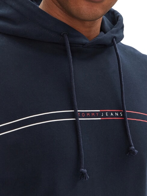 TH JEANS Sweatshirt mit Tasche und Kapuze dunkle Nachtmarine - Sweatshirts Herren