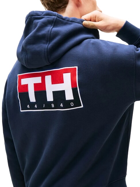 TH SAILING Sweatshirt mit Tasche und Kapuze Yale Navy - Sweatshirts Herren