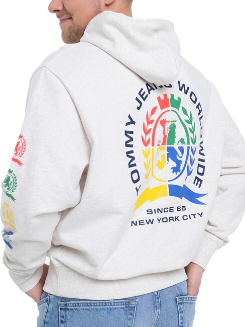 TH JEANS Baumwoll-Sweatshirt mit Aufdruck Hafermergel Htr - Sweatshirts Herren