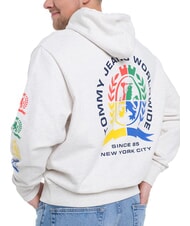 TOMMY HILFIGER TH JEANS Baumwoll-Sweatshirt mit Aufdruck Hafermergel Htr - Sweatshirts Herren - 2