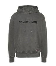 TOMMY HILFIGER TH JEANS Hoodie mit Logostickerei Schwarz - Sweatshirts Herren - 4