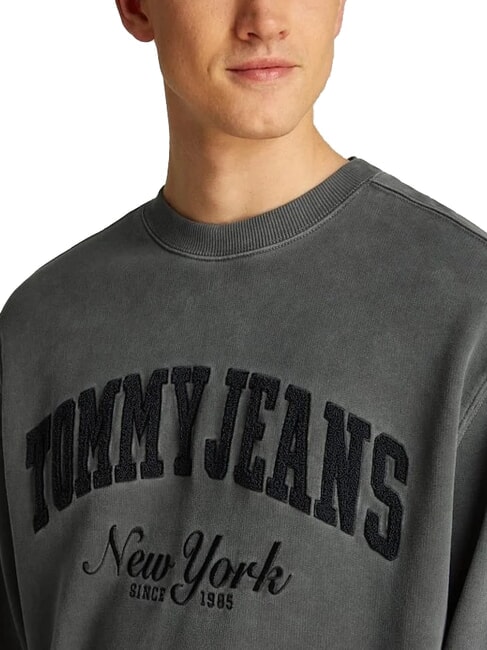 TH JEANS Sweatshirt mit Teddy-Logo Schwarz - Sweatshirts Herren