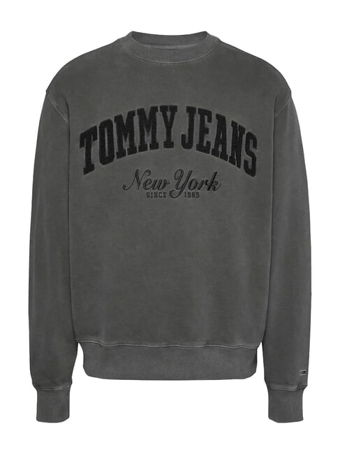TH JEANS Sweatshirt mit Teddy-Logo Schwarz - Sweatshirts Herren