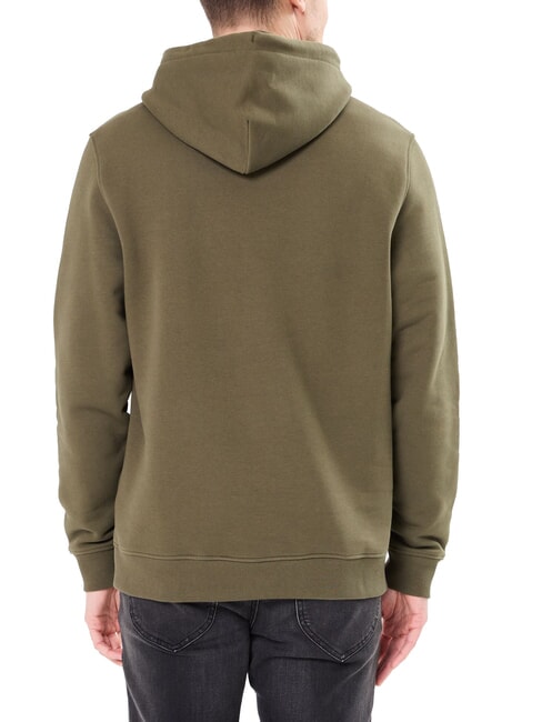 TH JEANS Hoodie mit Flaggenaufn&auml;her M&uuml;digkeit gr&uuml;n - Sweatshirts Herren