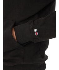 TOMMY HILFIGER TH JEANS Sweatshirt mit Tasche und Kapuze Schwarz - Sweatshirts Herren - 4