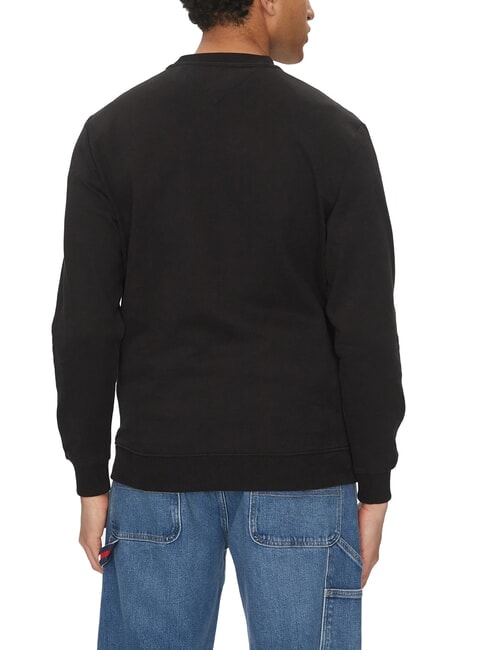 TH JEANS Baumwoll-Sweatshirt mit Rundhalsausschnitt Schwarz - Sweatshirts Herren