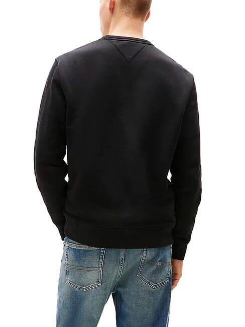 TH JEANS Baumwoll-Sweatshirt mit Rundhalsausschnitt Schwarz - Sweatshirts Herren