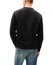TOMMY HILFIGER TH JEANS Baumwoll-Sweatshirt mit Rundhalsausschnitt Schwarz - Sweatshirts Herren - 2