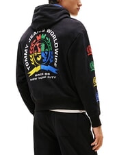 TOMMY HILFIGER TH JEANS Baumwoll-Sweatshirt mit Aufdruck Schwarz - Sweatshirts Herren - 2