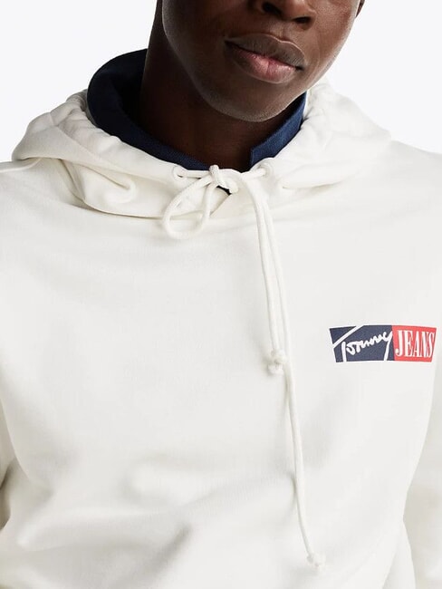 TH JEANS Baumwoll-Hoodie ecru - Sweatshirts Herren