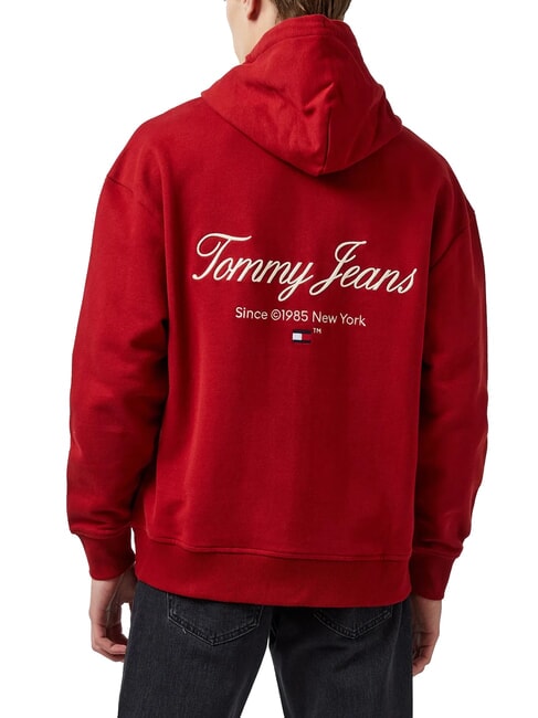 TH JEANS Kapuzenpullover mit durchgehendem Rei&szlig;verschluss Magmarot - Sweatshirts Herren